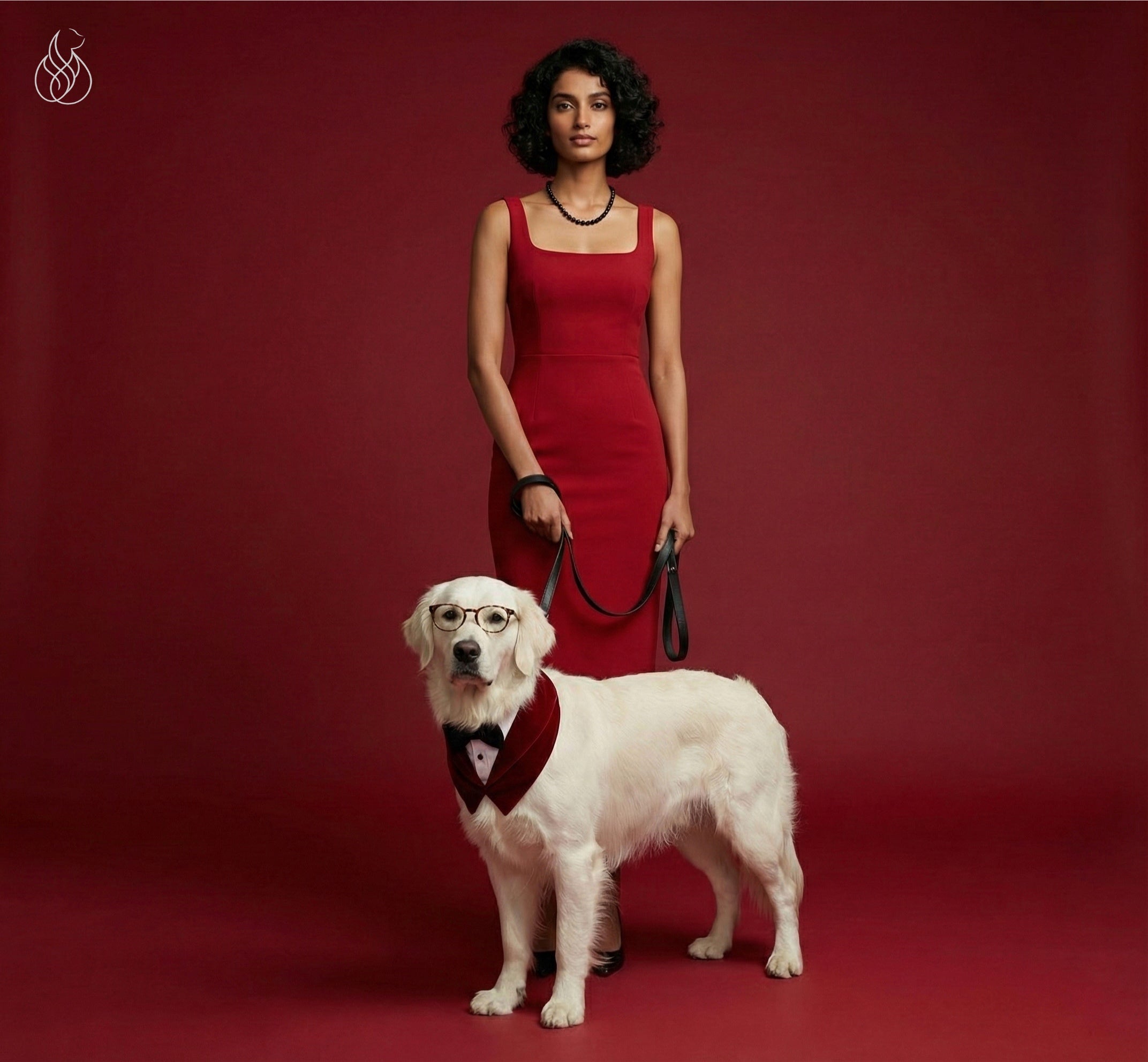 Tuxedo Neck Wrap for Adult Golden Retrievers and Labradors